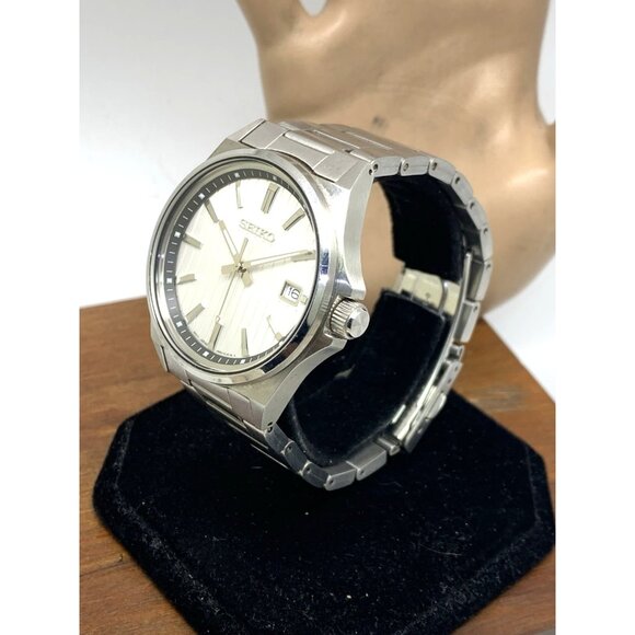 Seiko Men's Watch SBTH001 Quartz Silver Dial Date Stainless Steel 40mm $335 - Picture 2 of 14